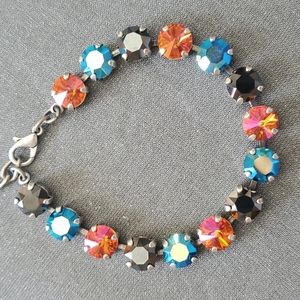 Handmade Swarovski crystal bracelet